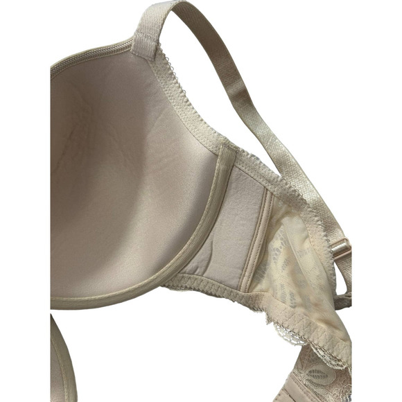 Wacoal 36DDD Smooth Cup T-Shirt Bra Light Beige 3 Hooks Underwire Support B21 - Picture 7 of 7